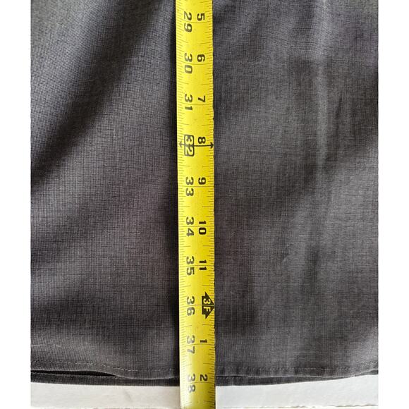 Calvin Klein Womens Grey White Checked Sleeveless A-Line Dress with Belt Size 10 - Picture 10 of 10